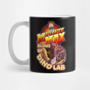 Mighty Max Blows Up Dino Lab Mug